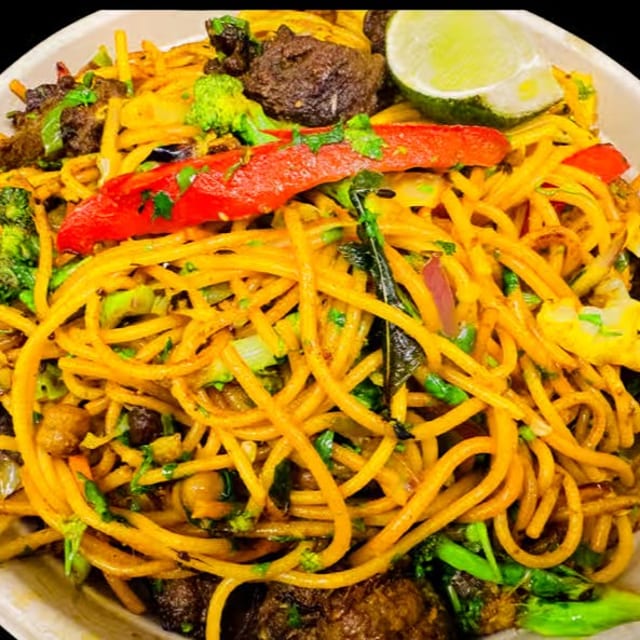 Goat Chowmein.