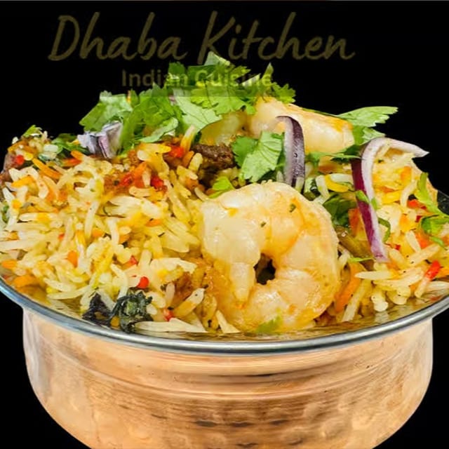 Shrimp Biryani.