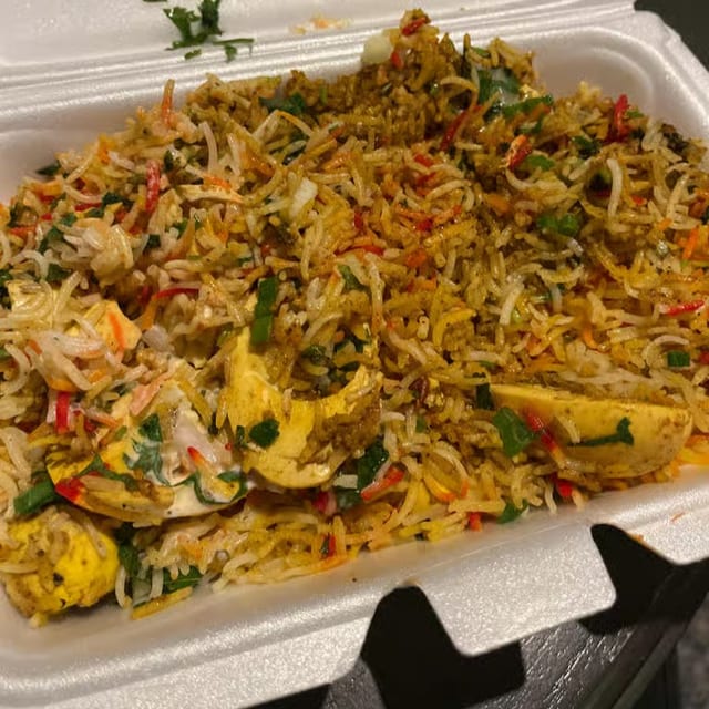Egg Biryani.